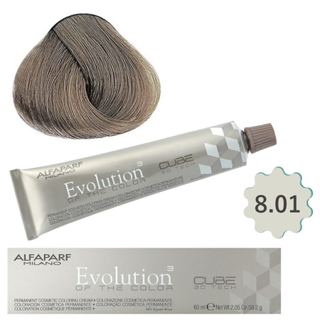 Vopsea Alfaparf 60ml EOC CUBE 8.01